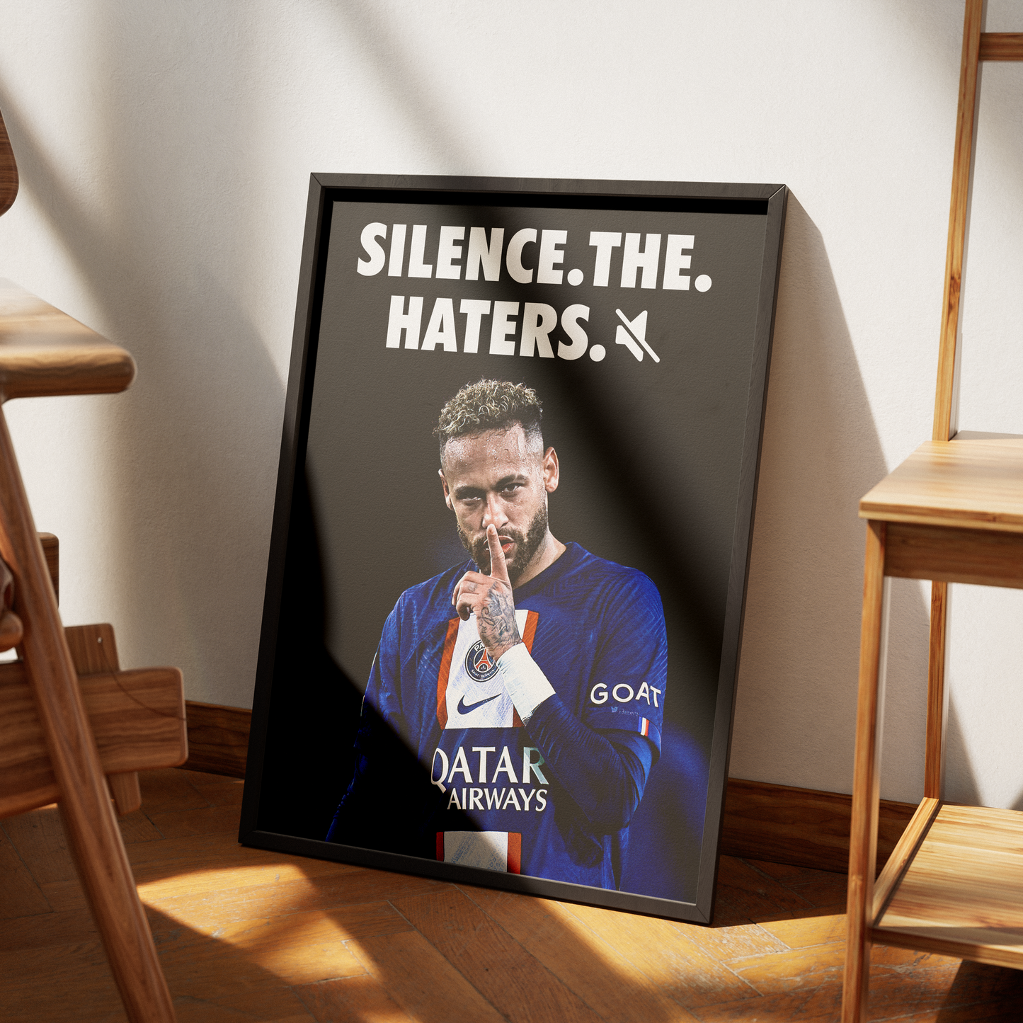 Neymar - Silence the haters.